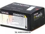   Lexmark C540, C543, C544 Y sárga XL toner /C540H1YG/, 2.000 oldal | eredeti termék