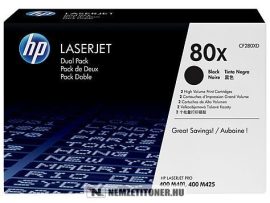 HP CF280XD - 80X - toner duopack | eredeti termék