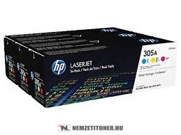 HP CF370AM - 305A - CMY toner multipack | eredeti termék