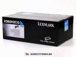   Lexmark X560 C ciánkék XL toner /X560H2CG/, 10.000 oldal | eredeti termék