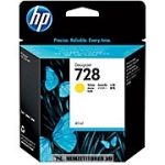   HP F9J61A Y sárga #No.728 tintapatron, 40 ml | eredeti termék