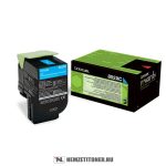   Lexmark CX 510 C ciánkék toner /80C2XCE, 802XC/, 4.000 oldal | eredeti termék