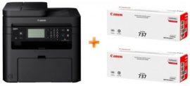 Canon i-SENSYS MF237w mono lézer multifunkciós nyomtató fekete, Bundle modell (+2db Canon CRG737 toner)