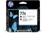   HP P2V97A Bk+ChR fekete+krómpiros #No.774 nyomtatófej | eredeti termék