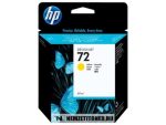   HP C9400A Y sárga #No.72 tintapatron, 69 ml | eredeti termék