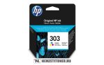   HP T6N01AE színes #No.303 tintapatron, 4 ml | eredeti termék