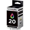 Lexmark 15M0120E színes #No.20 tintapatron | eredeti termék