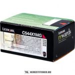   Lexmark C544, X544 M magenta XXL toner /C544X1MG/, 4.000 oldal | eredeti termék