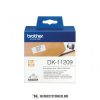 Brother DK-11209 címke, 29x62 mm, 800 db/tekercs | eredeti termék